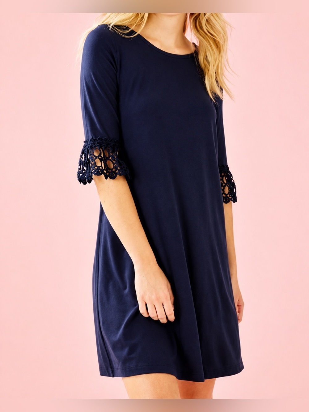 Lilly Pulitzer Ophelia navy mini dress, medium